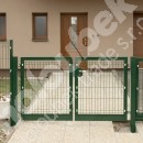 Posuvná brána, branka a oplocení z plotových dílců v Bohdalově