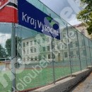 Oplocení u hřiště u Gymnázia v Novém Městě na Moravě