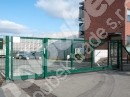Posuvná brána, branka a oplocení areálu HTK Třebíč