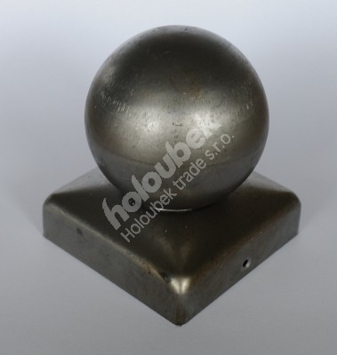 Krytka sloupku s koulí 100 mm