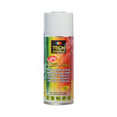 Tech Aerosol 400 ml Černá lesklá RAL 9005