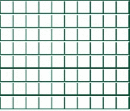 Zvárané štvorhranné pletivo PVC 100 cm oko 13x13 mm, 1 m