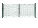 Brána záhradné dvojkrídlové výška 200x360 cm zelená na záklopku - kopie