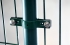 Príchytka plotového panelu na stĺpe 48 mm - priebežná, zelená